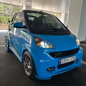 스마트 포투451 카브리오 칼슨튜닝 / 빌스테인서스펜션 / 소프트탑 교체 / 관리상태 좋음 이미지