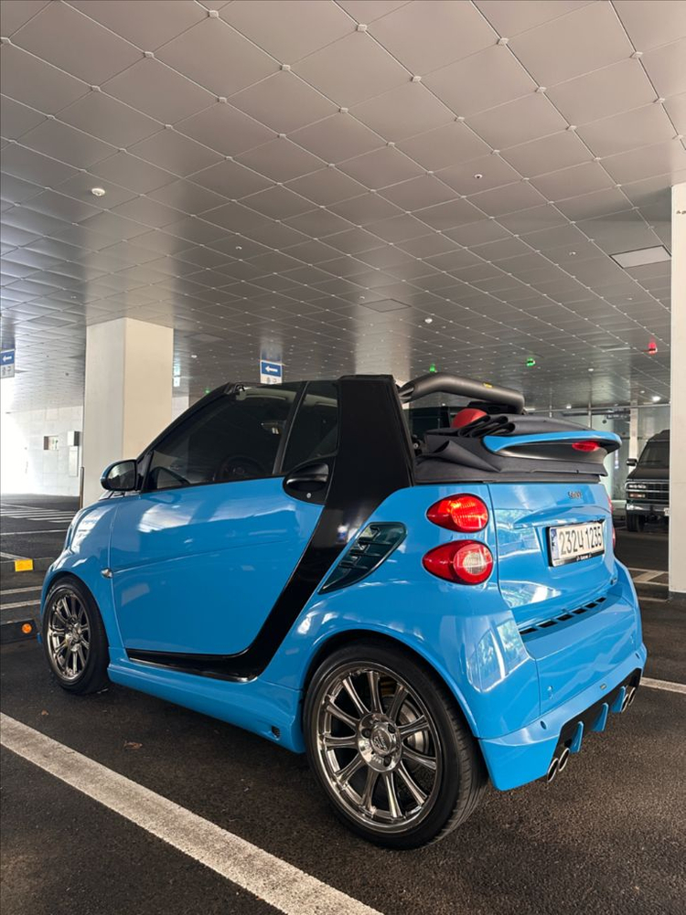 스마트 포투451 카브리오 칼슨튜닝 / 빌스테인서스펜션 / 소프트탑 교체 / 관리상태 좋음 이미지