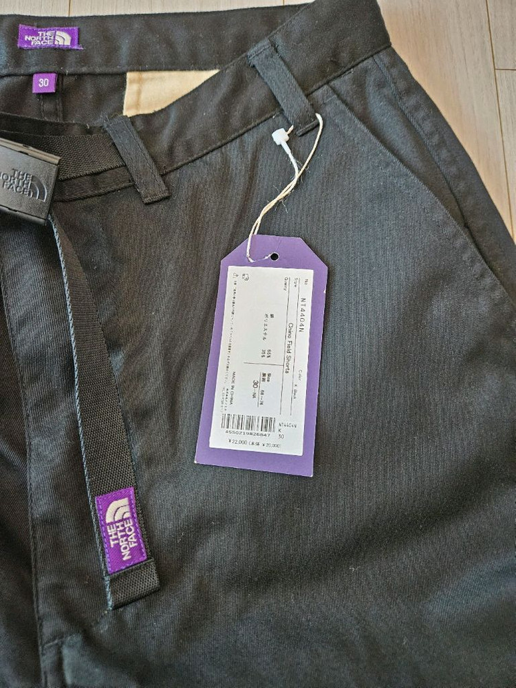 노스페이스 퍼플라벨 치노 필드쇼츠 이미지