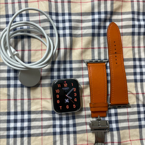 애플워치7에르메스 실버 45mm SS급 이미지