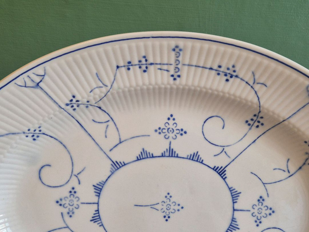 엔틱 벨기에 보흐 오벌접시 이미지