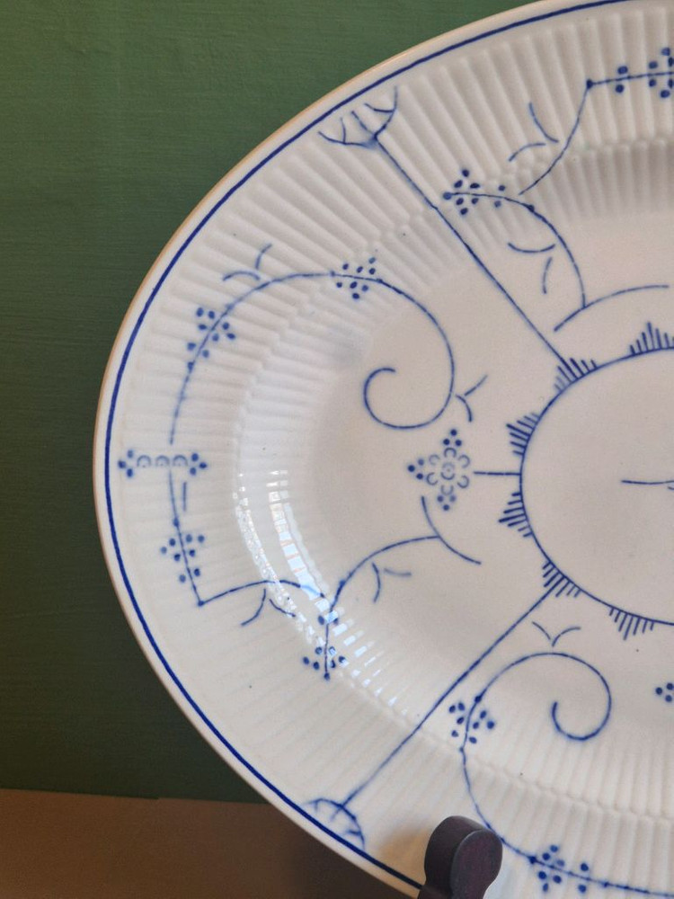 엔틱 벨기에 보흐 오벌접시 이미지