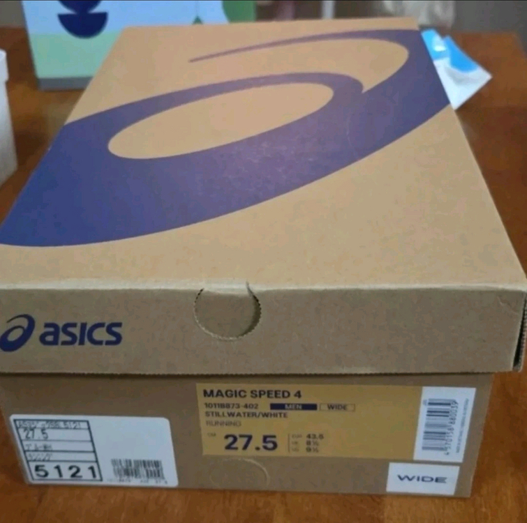 아식스 매직스피드4 사이즈 275 새상품 팝니다 이미지
