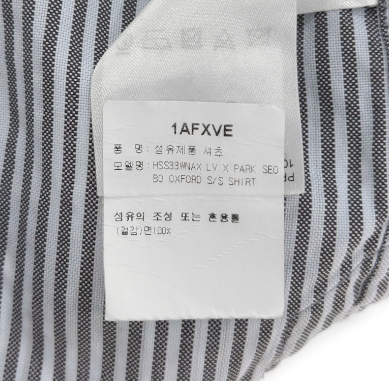 L] 루이비통 x 박서보 코튼 쇼트 슬리브드 반팔 셔츠 이미지