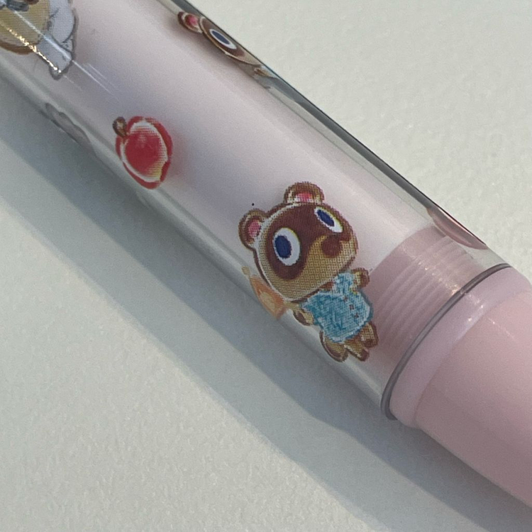 모여봐요동물의숲 모동숲 볼펜 0.7 검정 이미지