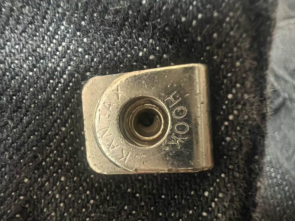 발망 메인라벨 6포켓 바이커진 32사이즈 흑청 빈티지 이미지