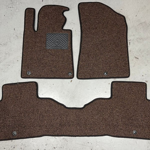 현대 디올뉴 그랜저GN7 (2022.11~) 코일매트 1열+2열 세트 초코브라운 테두리 엣지 마 이미지