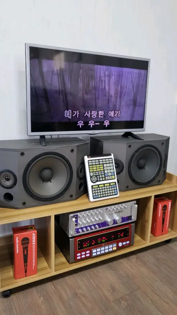 중고 노래방기기세트 이미지