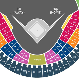 잠실야구장 4월17일(금)-18일(토)-19일(일) KIA VS 두산 테이블석 오렌지석 네비석 이미지