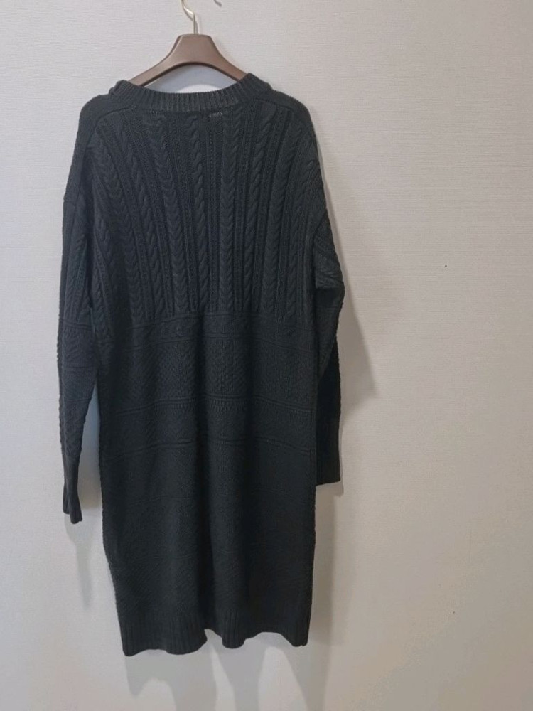 폴로 랄프로렌 케이블 니트 원피스 네이비 M 루즈핏 이미지