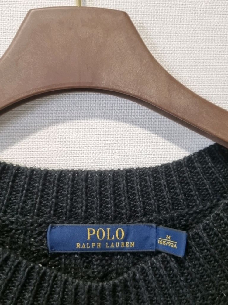 폴로 랄프로렌 케이블 니트 원피스 네이비 M 루즈핏 이미지