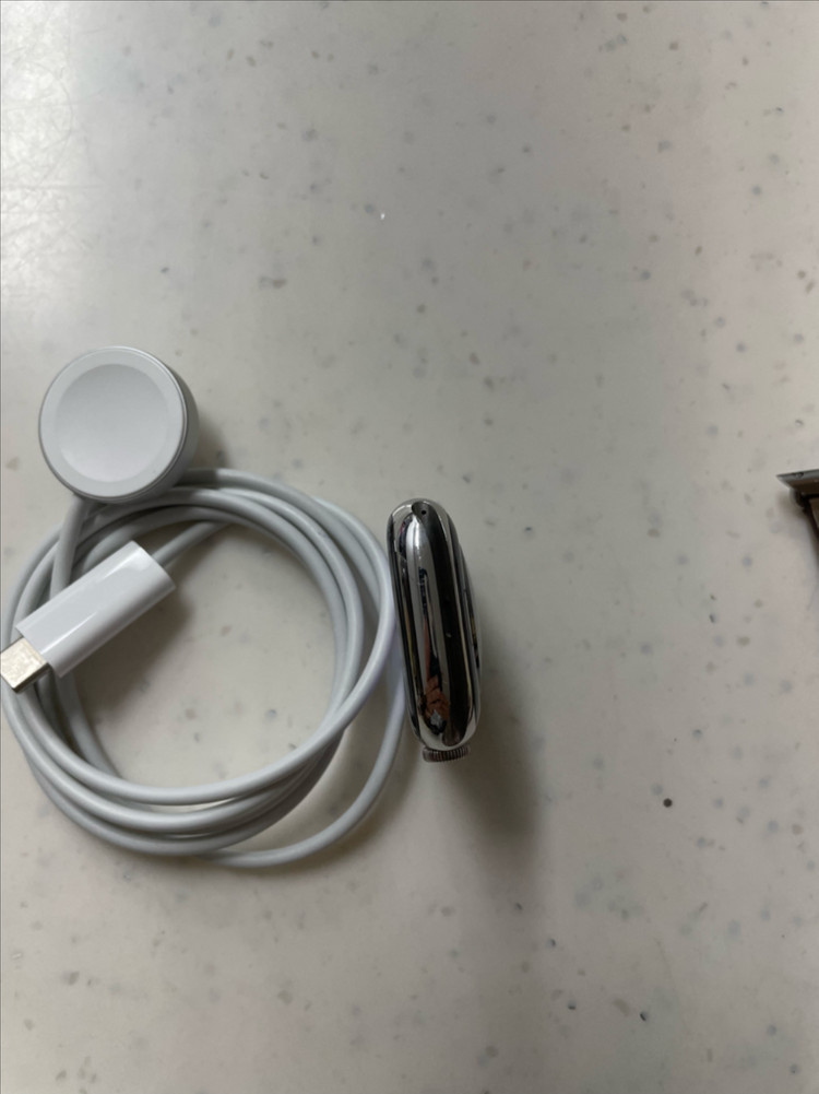 애플워치7에르메스 45mm 실버 이미지