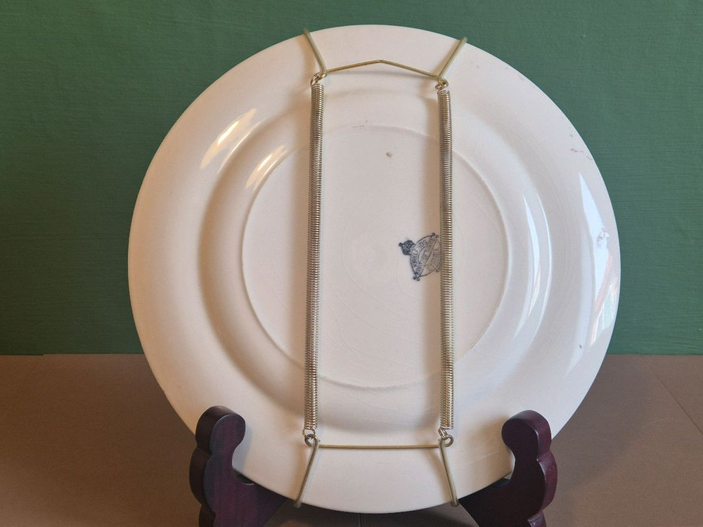 엔틱 영국 커클랜드 장식용 접시 이미지