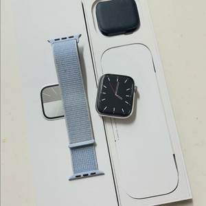 애플워치9스테인리스 45mm 실버 SSS급 이미지