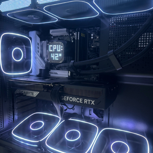 9800X3D 5080 초급처. 본체 데스크탑 컴퓨터 이미지