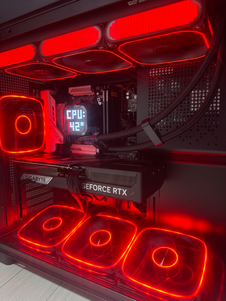 9800X3D 5080 초급처. 본체 데스크탑 컴퓨터 이미지