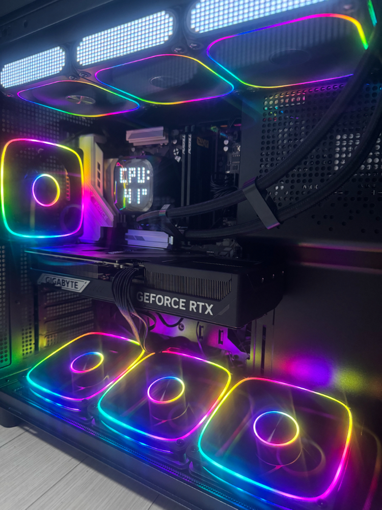 9800X3D 5080 초급처. 본체 데스크탑 컴퓨터 이미지