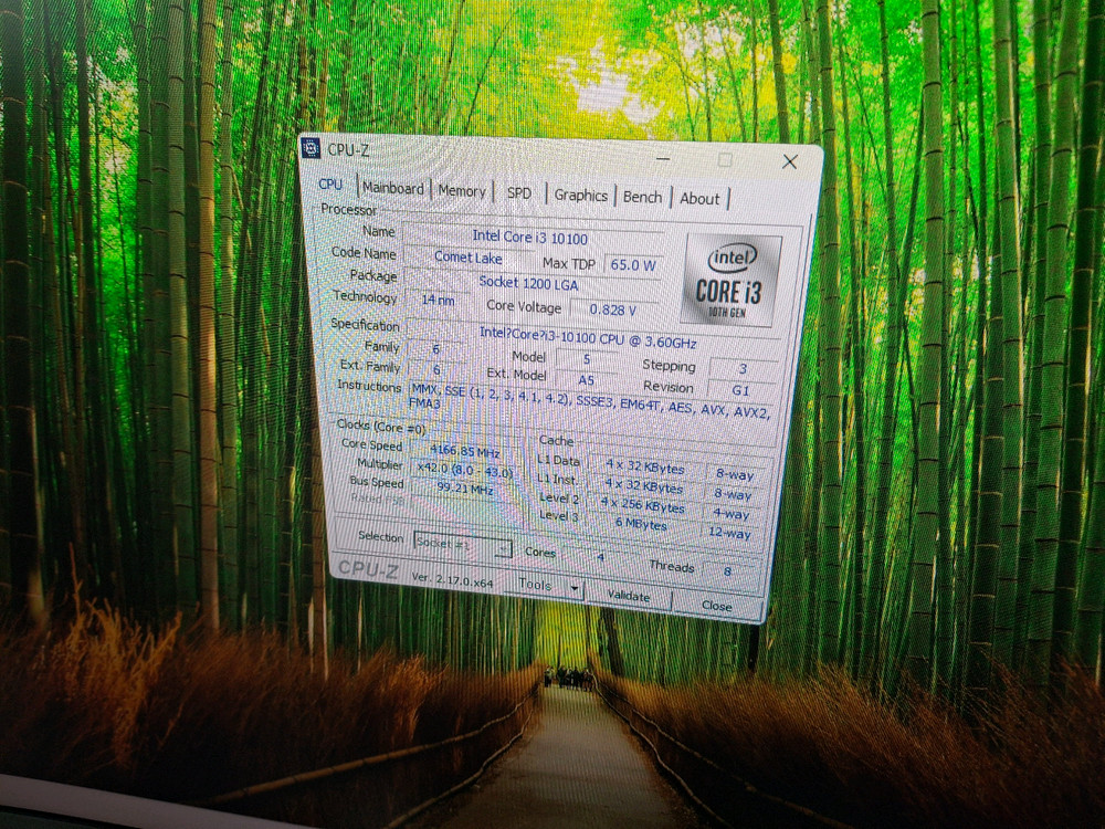 i3 10100 및 기가h410m 보드셋 이미지