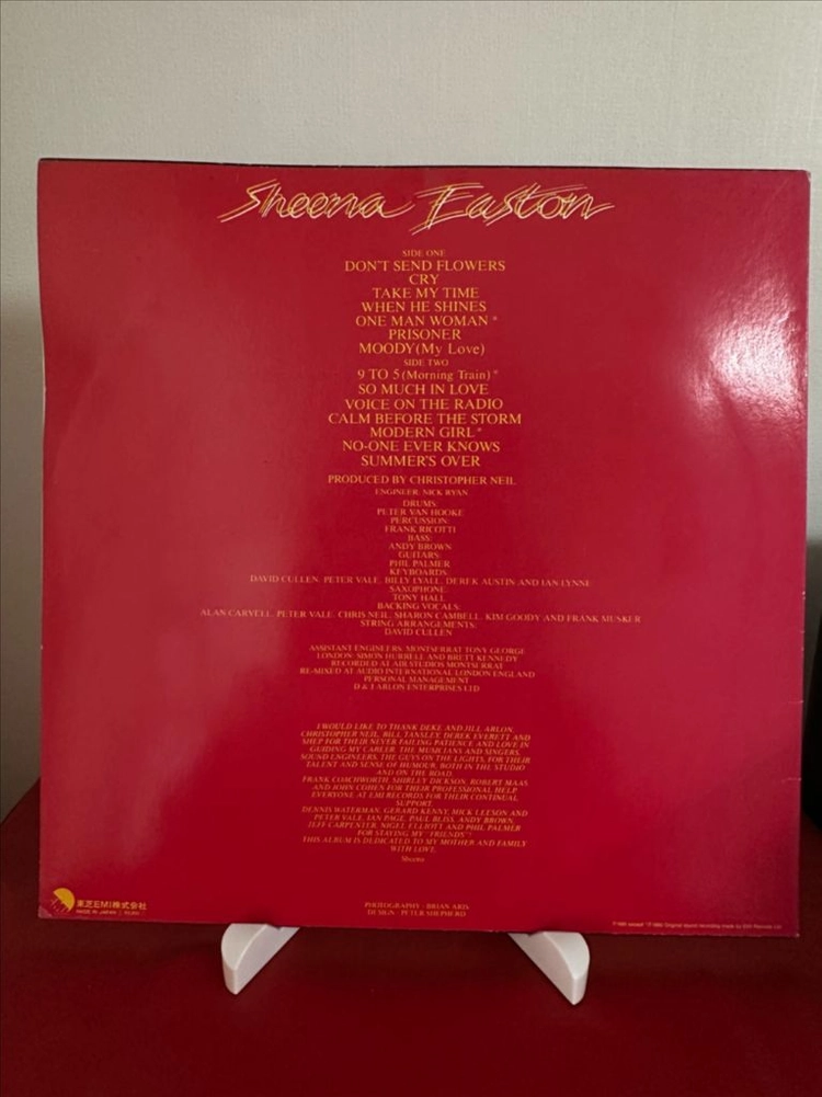 (시나이스턴 대뷔앨범) Sheena Easton - Take My Time LP 이미지