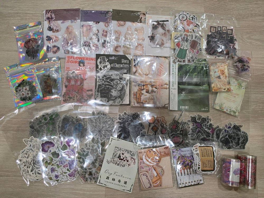 다꾸 스티커, 마테, 페이퍼 일괄 처분 이미지