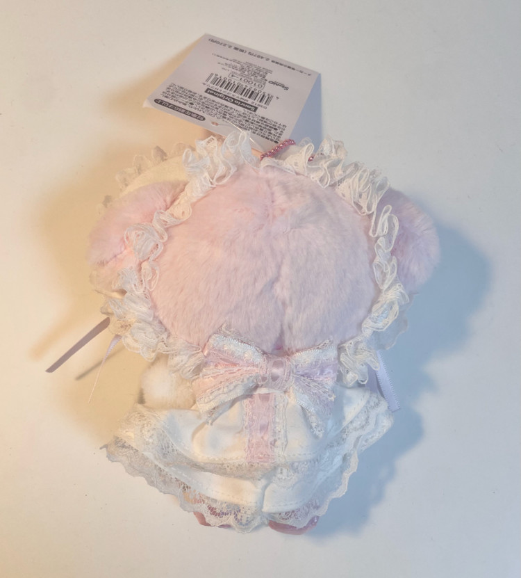 산리오 화이트프릴 마이멜로디 마스코트 마멜 인형 키링 이미지