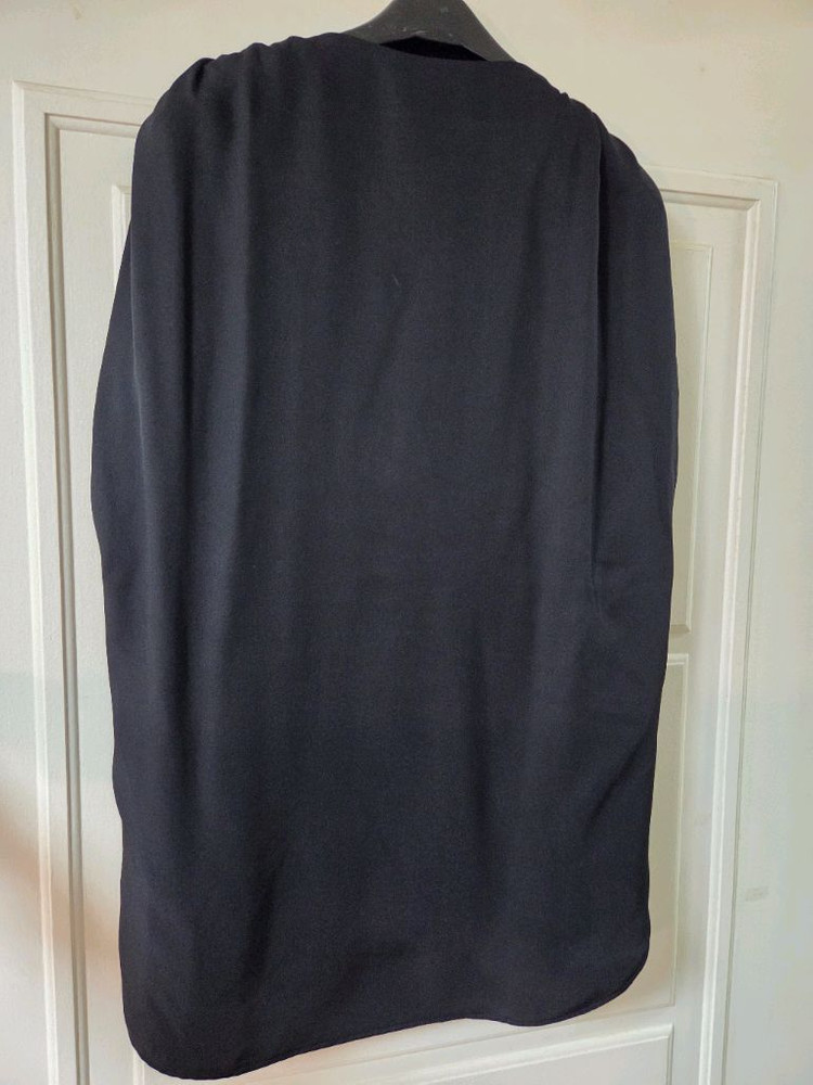 랑방 블랙 벨벳 블라우스 이미지