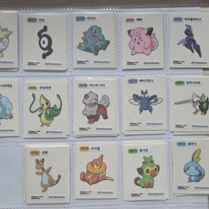 포켓몬 띠부씰 시즌5 개별판매 전설 등 이미지