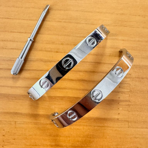 까르띠에 러브 뱅글팔찌 st (은팔찌) 18사이즈 이미지