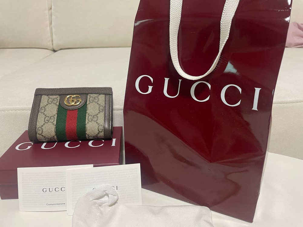 GG 수프림 캔버스 반지갑 이미지