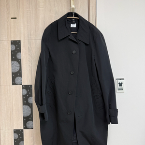 버버리 블랙 봄 가을 맥코트 이미지