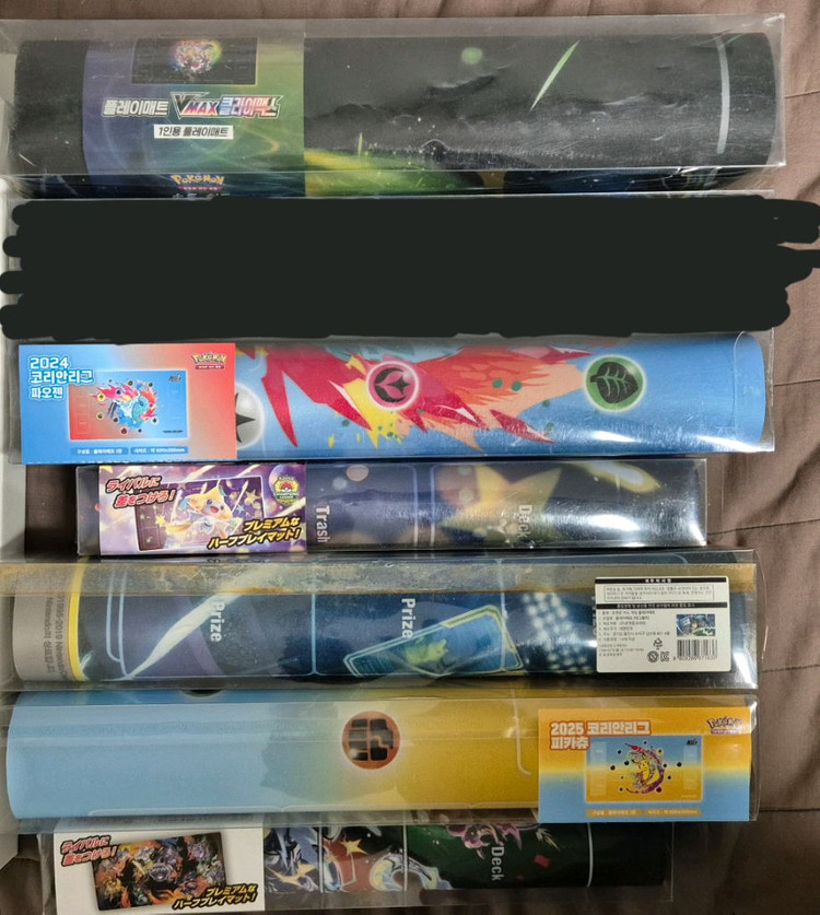 포켓몬카드 코리안리그 각종 매트, 캐링케이스 판매합니다 이미지