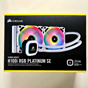 커세어 H100i RGB PLATINUM SE 수냉쿨러 이미지