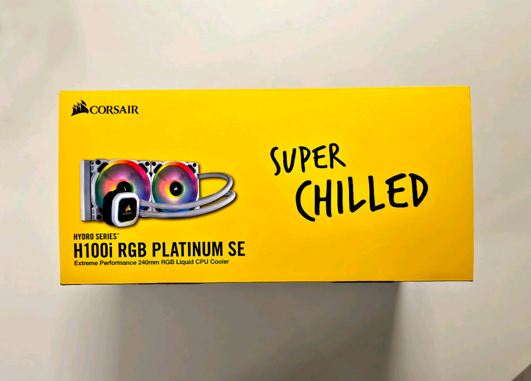 커세어 H100i RGB PLATINUM SE 수냉쿨러 이미지