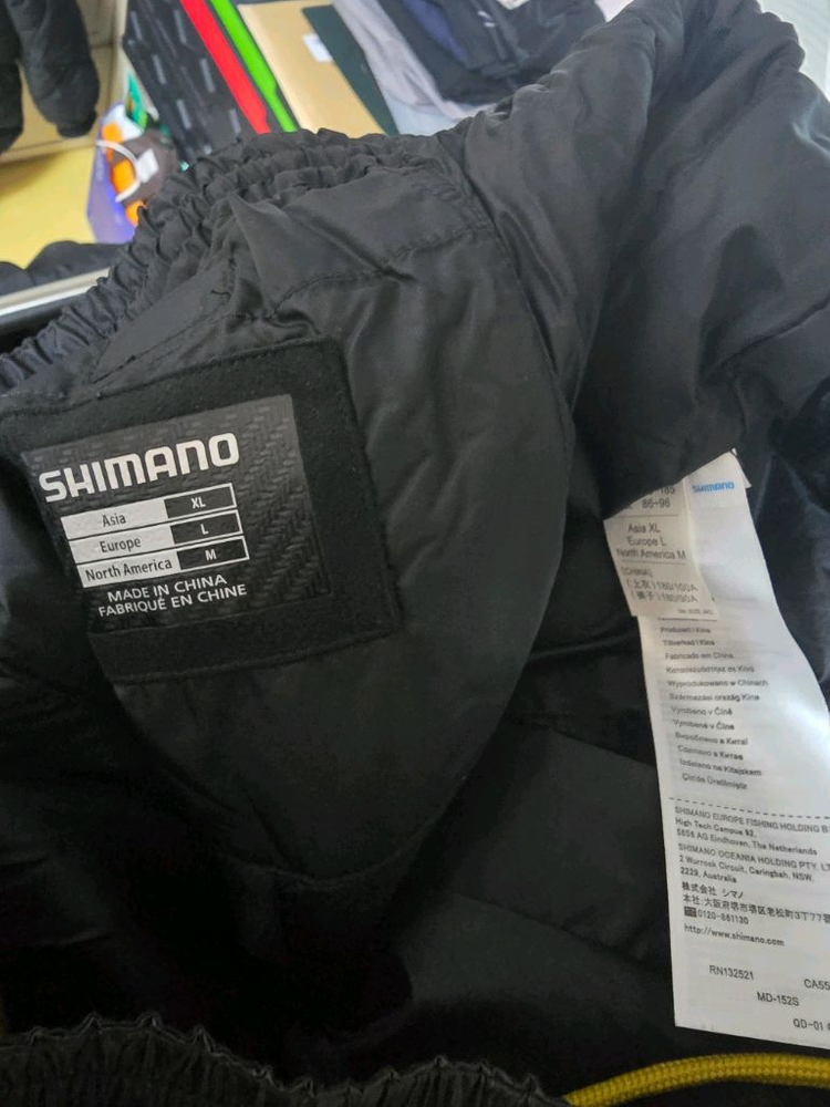 시마노 리미티드프로 방한내피 구스다운 이미지