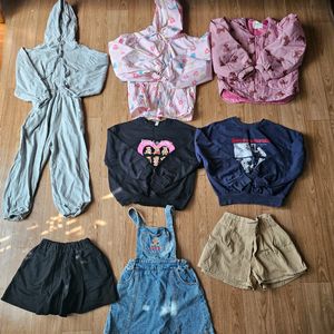 여아옷 130호 봄가을여름37벌 일괄 이미지