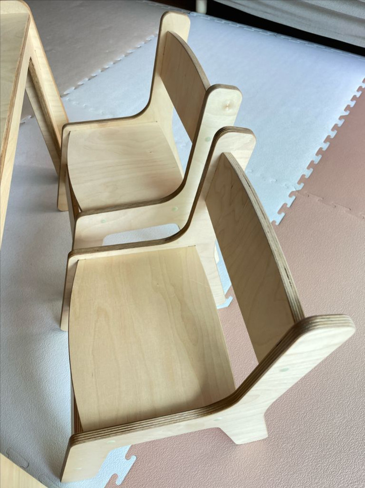 펀펀키즈 미술 유아미술책상의자 세트 (2인용) 이미지