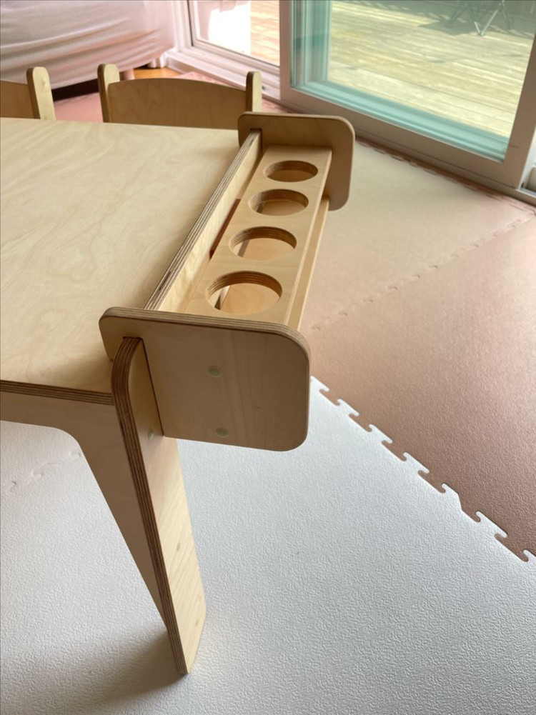 펀펀키즈 미술 유아미술책상의자 세트 (2인용) 이미지