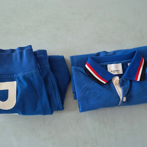 버버리 키즈 로고 티, 바지 이미지