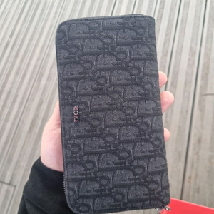 디올 오블리크 지퍼 장지갑 이미지