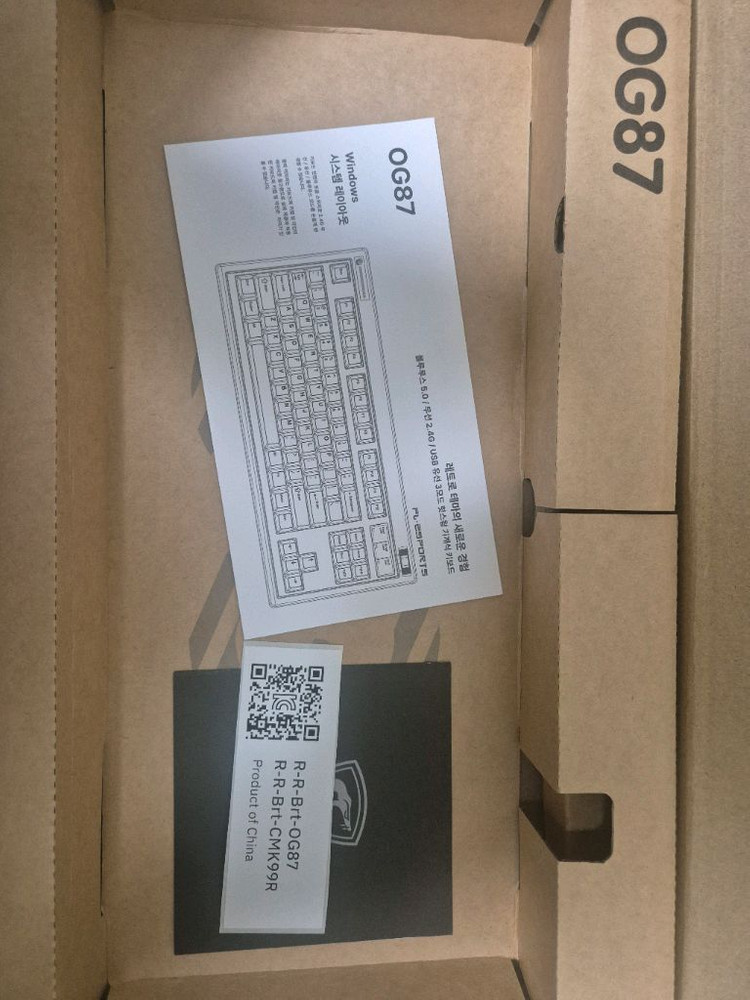 fl esports og87 정발 제품 레트로그레이 이미지