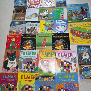 에릭칼 자석 얼굴 꾸미기 앤서니브라운 노부영 엘머 등 아기책 유아책 일괄 이미지