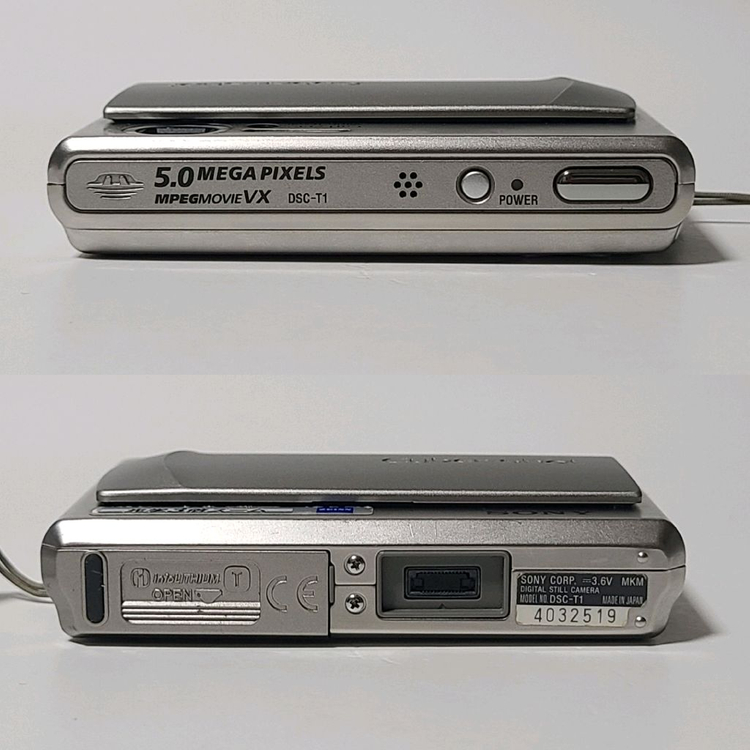 소니 사이버샷 DSC-T1 빈티지 디카 디지털 카메라 이미지