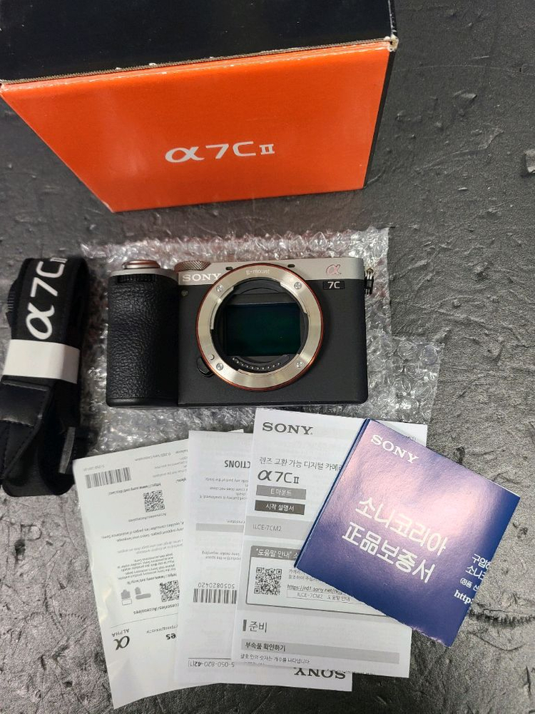 소니a7c2 실버 민트급 바디팔아요 풀박스구성 이미지