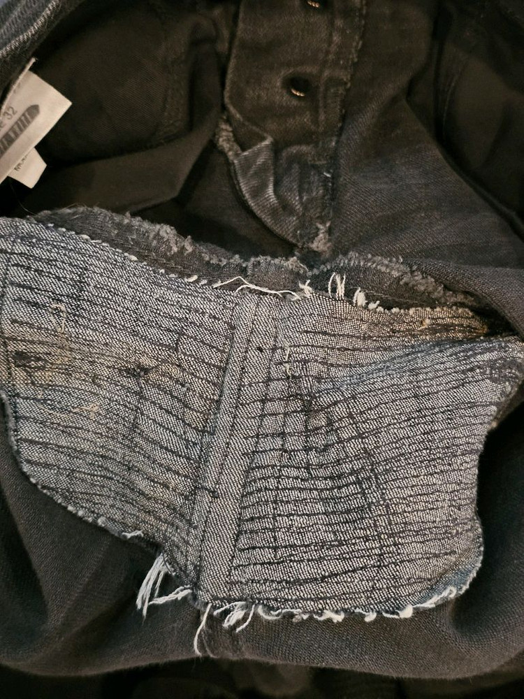 오프화이트 블랙 슬림핏 청바지 32사이즈 이미지