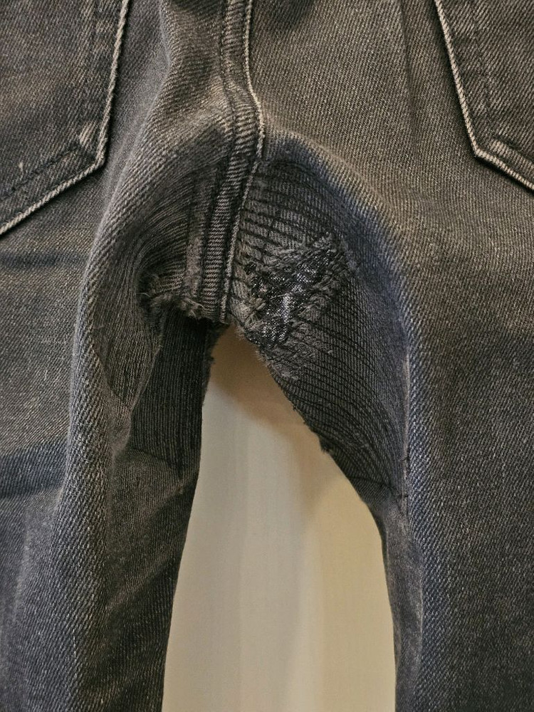 오프화이트 블랙 슬림핏 청바지 32사이즈 이미지