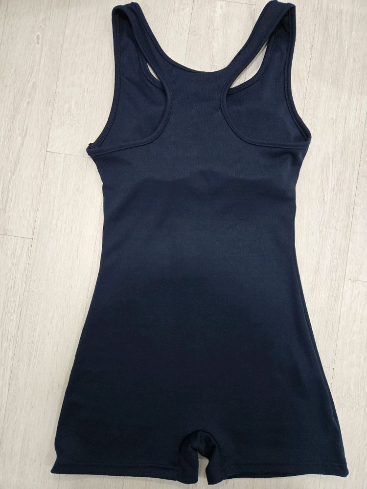 원피스수영복 비치웨어 발레 레오타드 블루네이비 색상 55 사이즈 이미지