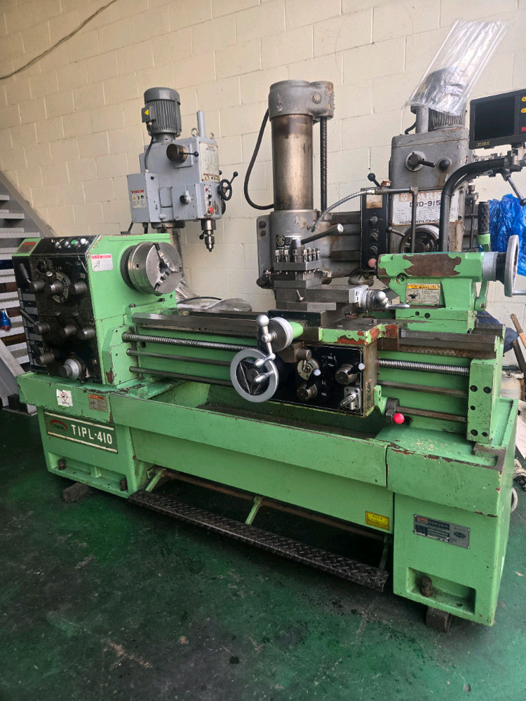 통일선반 ( 410x1060 ) 6자선반 디지탈 2축,고정방진구 ,바이트 공구등 이미지