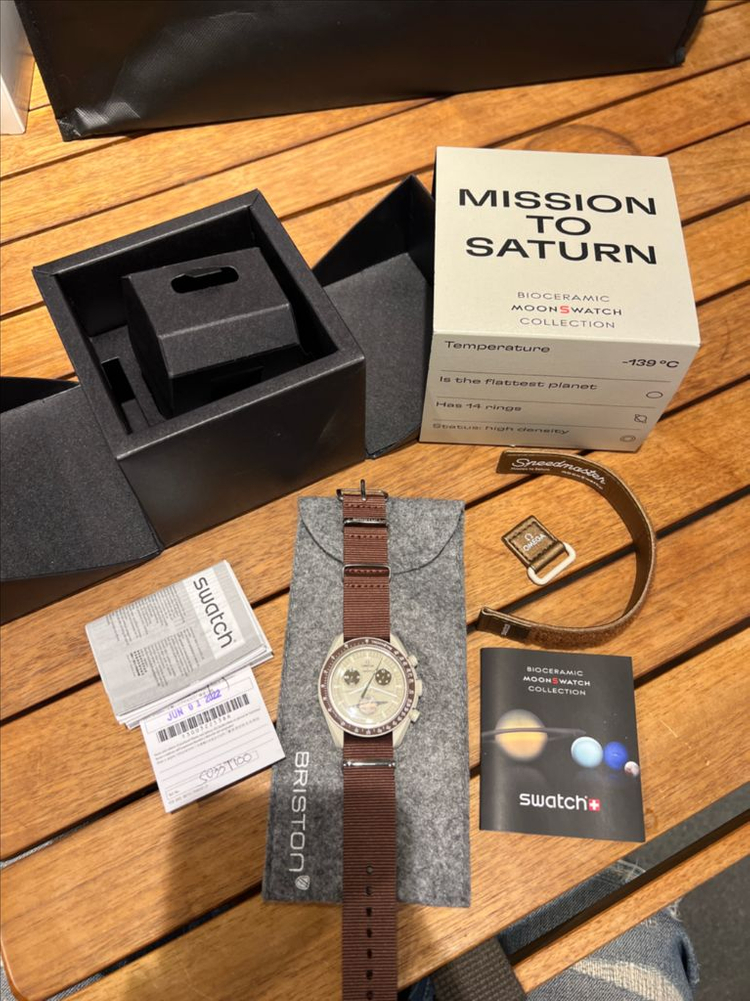 오메가 스와치 문스와치 토성 새턴 신품판매합니다 이미지