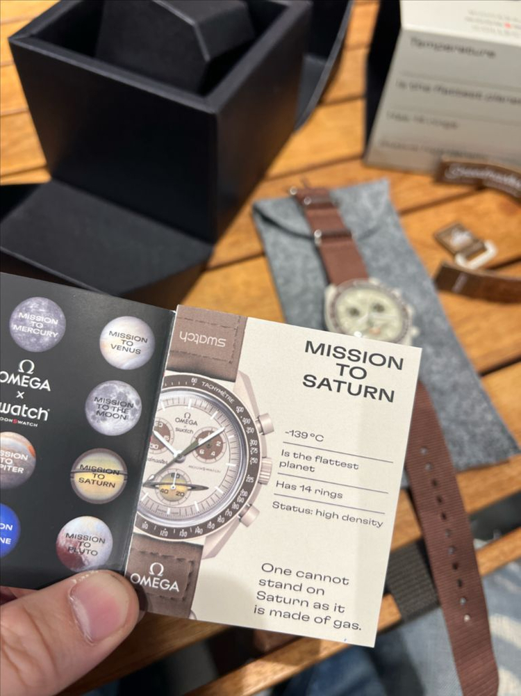 오메가 스와치 문스와치 토성 새턴 신품판매합니다 이미지