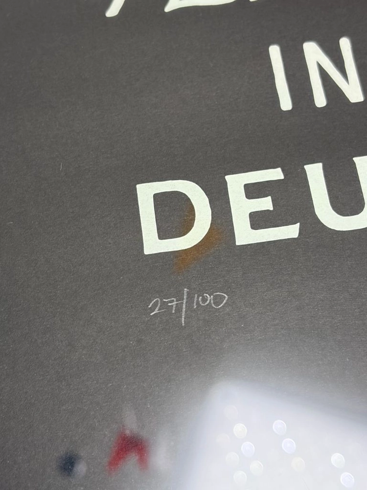 데우스 포스터(액자포함)27/100한정반 이미지